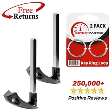 2 Uncut Key Blade Insert Aftermarket Replacement For Chevrolet GMC (HUFGM2718)