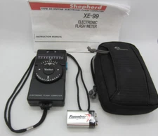 VIVITAR ELECTRONIC FLASH COMPUTER same as "Shepherd XE-99" Light Meter Extras!