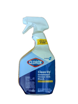 CASE OF 9 Clorox Pro Clean-up Disinfectant with Bleach, 32oz Spray Bottles