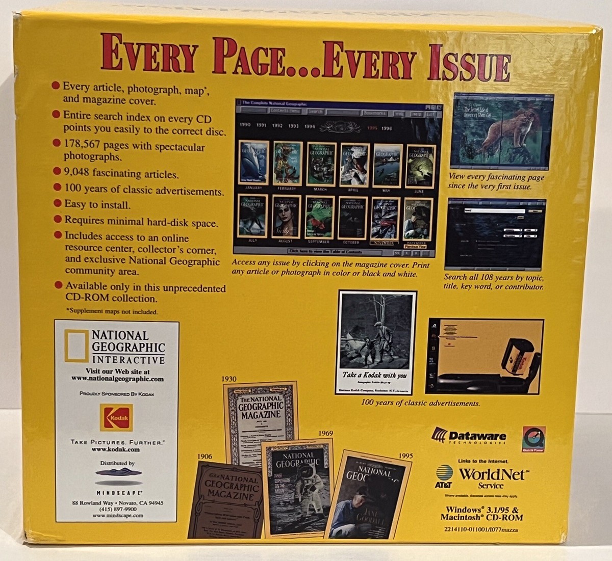 The Complete National Geographic Magazine 108 Years on CD-ROM