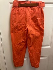 Women's High-Rise Tapered Ankle Tie-Front Pants - A New Day