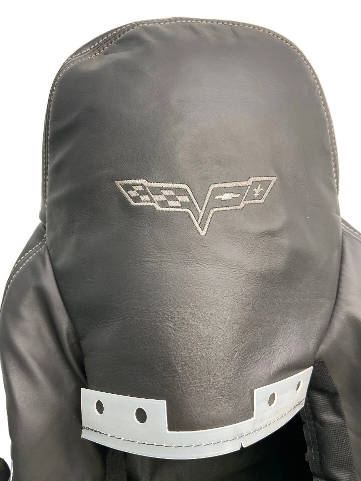 Nueva cubierta de asiento superior negra derecha lado pasajero GM Corvette 2005-2011 Foto 2 de 3