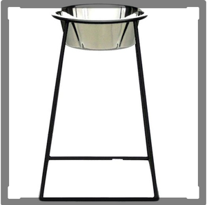 Tall Pyramid Elevated Dog Feeder 3 Quart Capacity 12 25 L X 12 25