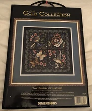 The Gold Collection 1996 Dimensions CrossStitch The Finery Of Nature 3824 Sealed