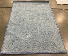 BLUE 4' X 6' Flaw in Rug, Reduced Price 1172661606 IKT506M-4
