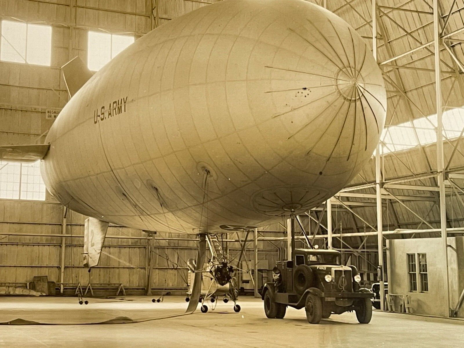 Rare PHOTO Lot of 6 Vintage US ARMY Blimp Zeppelin Airship USA + Other ...