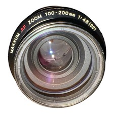 Minolta Maxxum 100-200mm f/4.5 A-Mount AF Zoom Lens 49mm Scratch on Lens