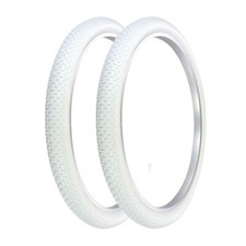 PRO TIRES 26 x 2.125 White G-5009 PAIR 2 PCS 