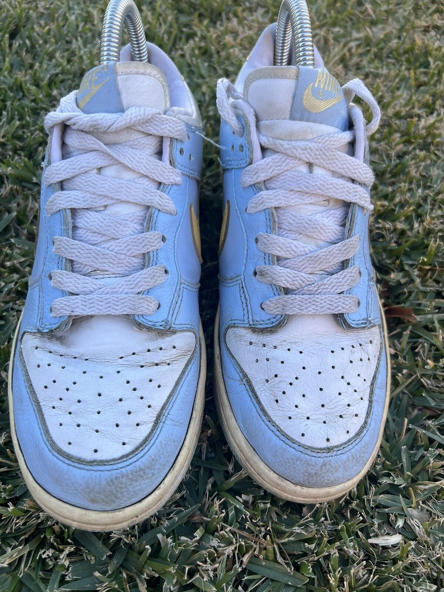 ヴィンテージ　コンソール VINTAGE Nike Dunk Low Ice Blue Maize White 2000 Women's Size