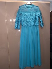 Little Mistress Turquoise Dress Size ￼10