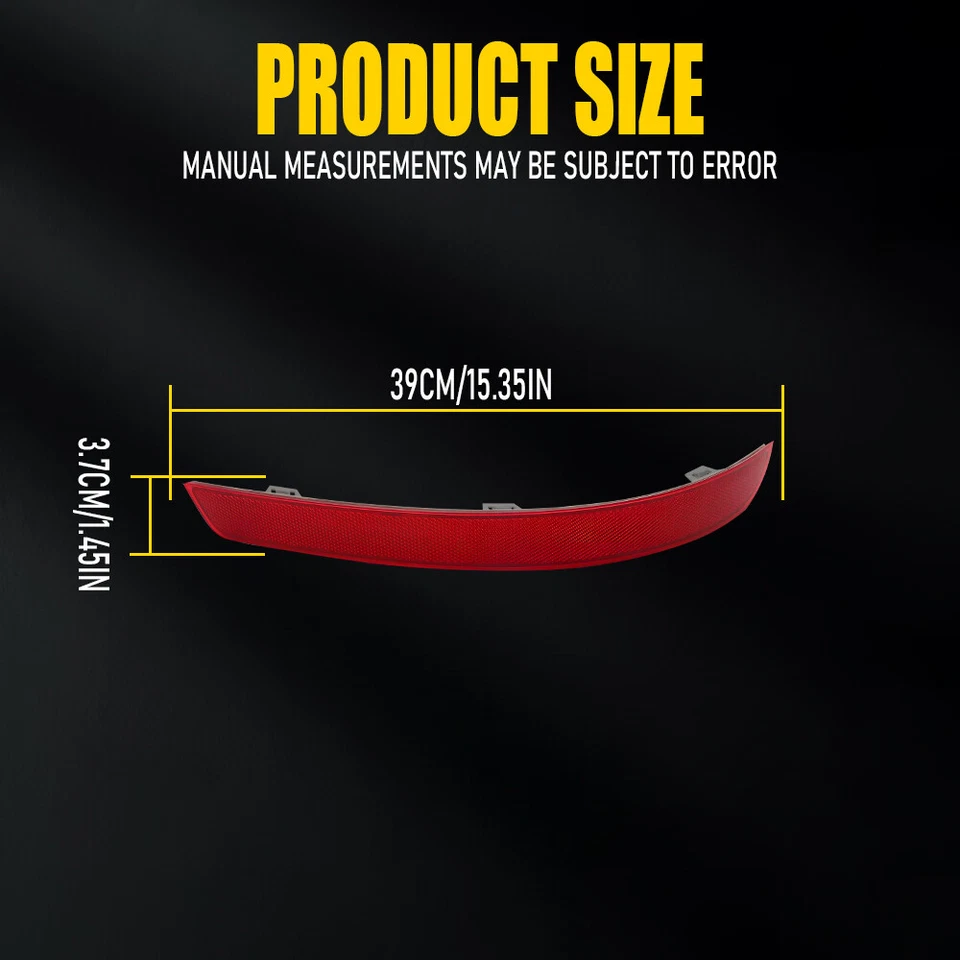 Reflector parachoques trasero izquierdo mercedes-benz gl350 gl450 2013-16 1668200474 Foto 4 de 4