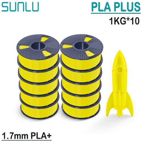 SUNLU 10x 1KG PLA+ 3D Drucker Filament 1,75mm PLA Plus 10KG für FDM 3D Drucker - Bild 22 von 35