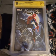 AMAZING SPIDER-MAN #1 VIRGIN VARIANT CBCS 9.8 SS BY DELL'OTTO HANNA ROMITA JR 3X