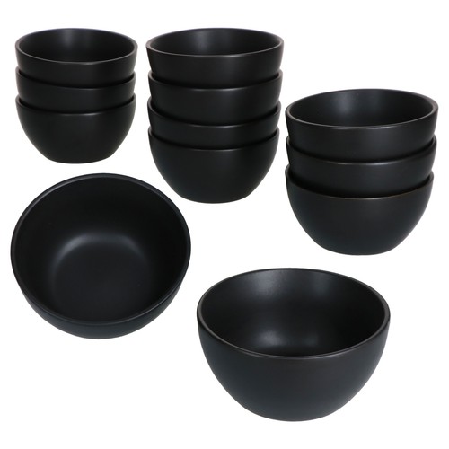 12 ciotole London Lampart Nero Kattegat snack & dip 150 ml Ø10 cm nero ciotola - Foto 2 di 5