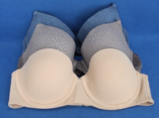Auden The Everyday The Icon Underwire Lined T-shirt Bra Lot Size 34B H445