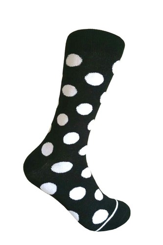 Calcetines de vestir para hombre de varios colores varias ocasiones con lunares de media pantorrilla - Imagen 13 de 13