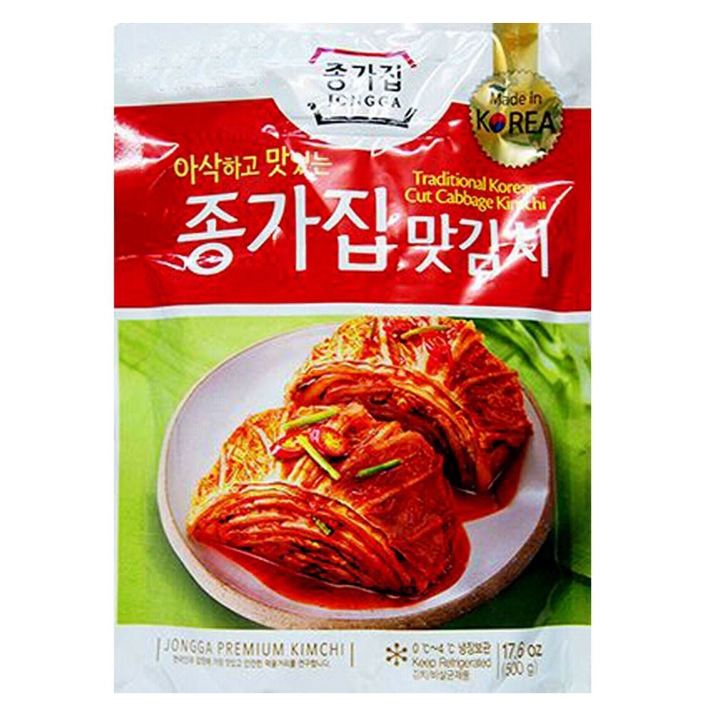 200g Frischer Mat Kimchi Chinakohl Jongga Traditional Korean Cut Cabbage Kimchi