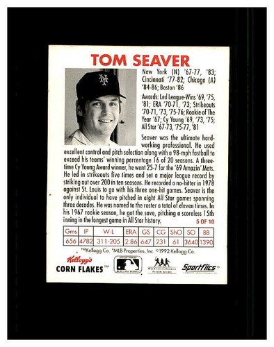 TOM SEAVER YOU PICK SEE SCANS OF EVERY CARD ALL TOM SEAVER CARDS ODD BALL METS - Bild 53 von 183