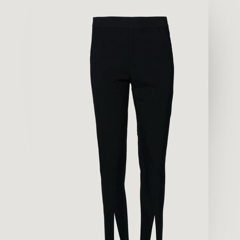 NEW SMYTHE High Waisted Skinny Pants in Black Twill Size 2 NWT