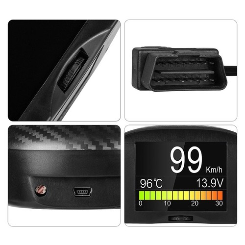 AUTOOL X50 Plus Coche OBD HUD Medidor Digital Multifunción Alarma Velocidad Agua TEMPERATURA - Imagen 5 de 9
