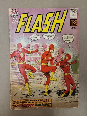 Flash #132 DC Comic - Nov 1962. J7