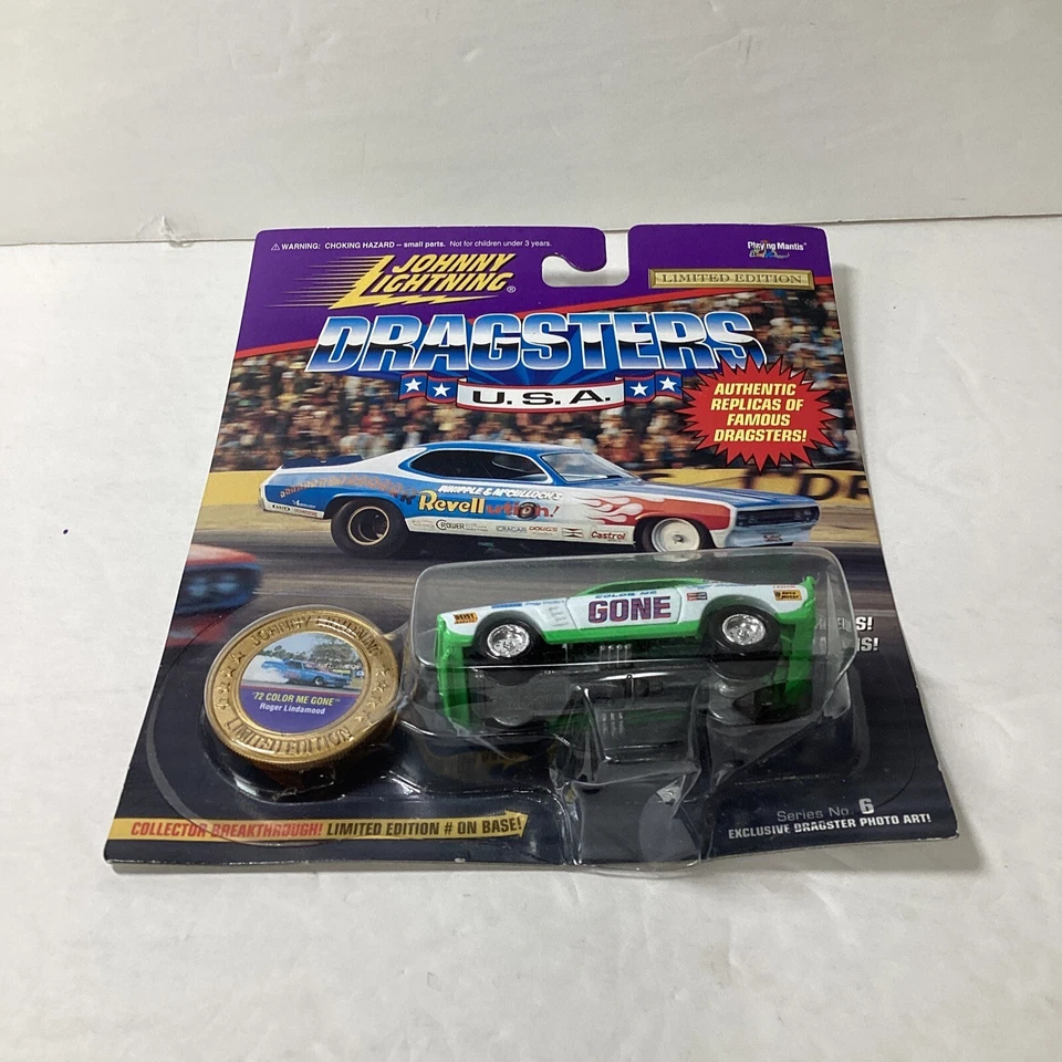 Johnny Lightning, Dragsters, NHRA, 72 Color Me Gone, 1/ 64 Scale  - Image 3 of 4