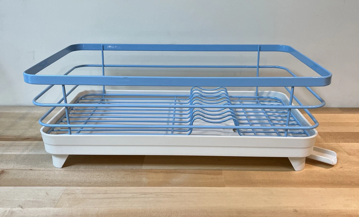 Modern Dish Drying Rack Blue