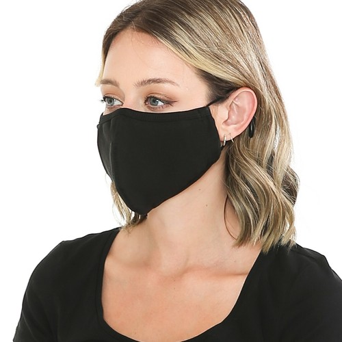 Máscara facial lavable reutilizable de moda lavable de tela de algodón hecha en EE. UU. - Imagen 10 de 12