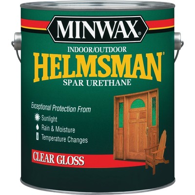 Minwax Helmsman Gloss Clear Spar Urethane, 1 Gal. 13200000 Minwax Helmsman