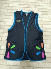 Walmart Proud associate blue unisex work vest with pockets size S