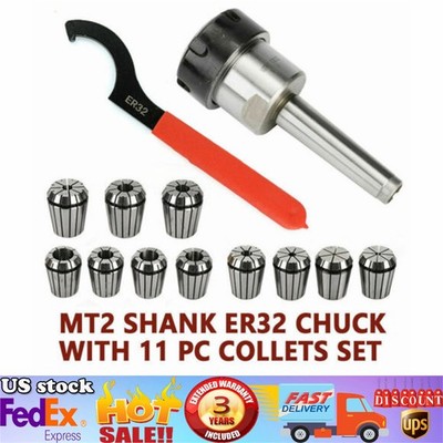 MT2 ER32 Morse Taper Collet Chuck Tool Holder ER32 Collet Set Milling Tool Set