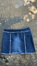 579 90's Vintage Y2K denim mini skirt size medium