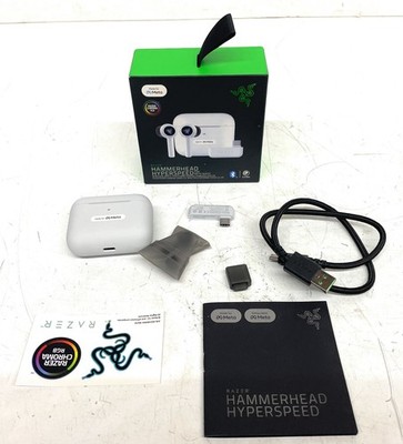 Razer Hammerhead HyperSpeed Wireless Gaming Earbuds, For Meta Quest, AS-IS!