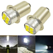 2 18V VOLT White LED Flashlight Bulbs For DEWALT DW9083 DW908 DW919 DC509