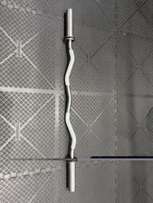 Komodo 4ft Spinlock EZ Curl Barbell Weight Bar