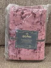NEW Pottery Barn Teen Harry Potter Magical Velvet Standard Pillow Sham, Burgundy