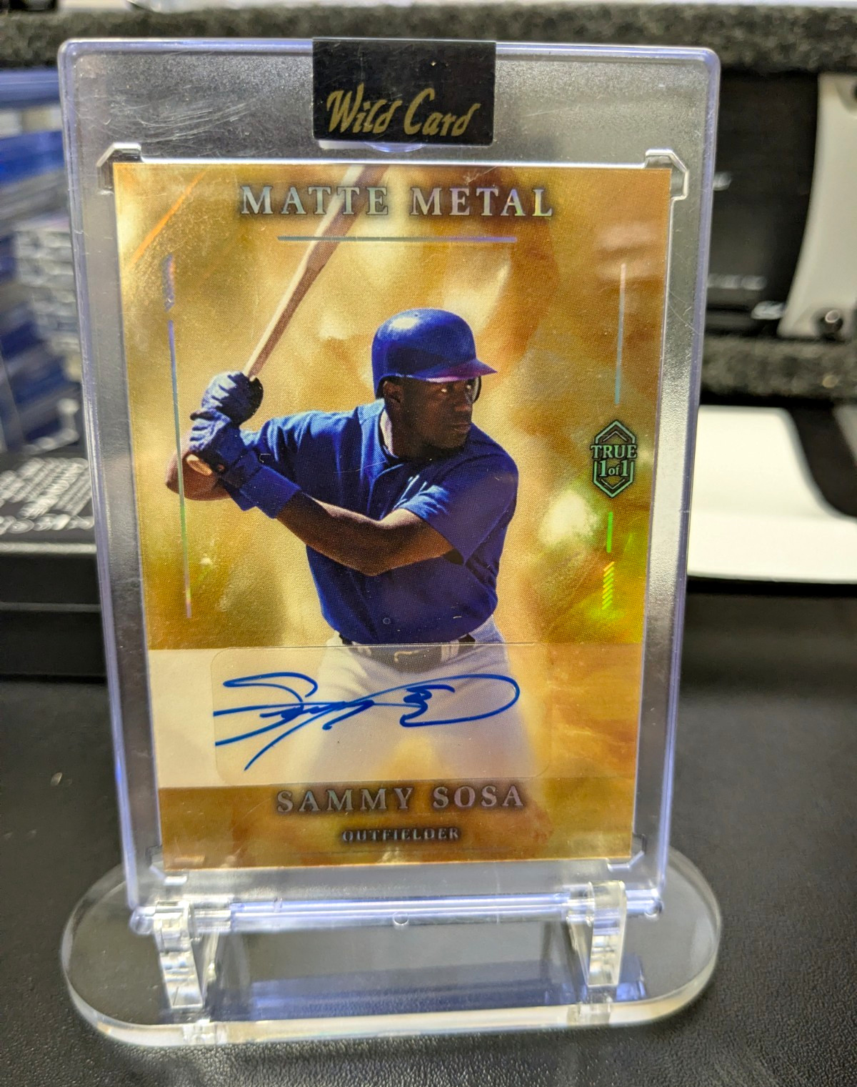2026 Wild Card Matte Metal Sammy Sosa Chicago Cubs Auto 1/1 MMPCTa3-SSA