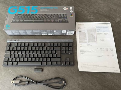 Logitech G515 Lightspeed TKL Gaming-Tastatur (Braune taktile GL-Switches) DE