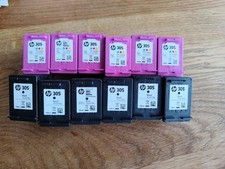 12 leere originale HP305 Tintenpatronen 