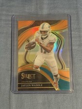 2023 Panini Select - Club Level Jaylen Waddle #257 Orange Prizm Die-Cut /399