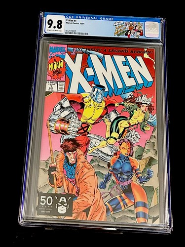 X-MEN#1 CGC 9.8 GAMBIT COVER -Jim Lee (1st Acolytes) 1991