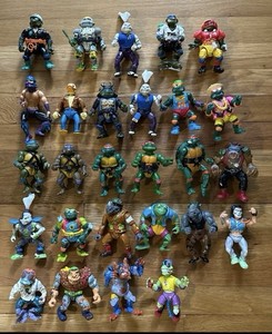 Playmates Toys TMNT Mixed Lot Action Figures 10+ Michelangelo Raphael Donatello