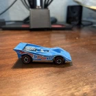 Vintage 1973 Hot Wheels Flying Colors BW Blue American Flag Victory Race Car #9