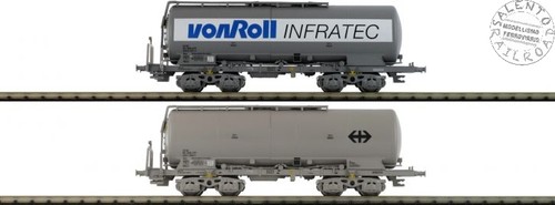 Hobbytrain 23490 - Spur N 1:160 - Set Mit 2 Silowagen SBB Typ Uacs "SBB | Zustand: Neu