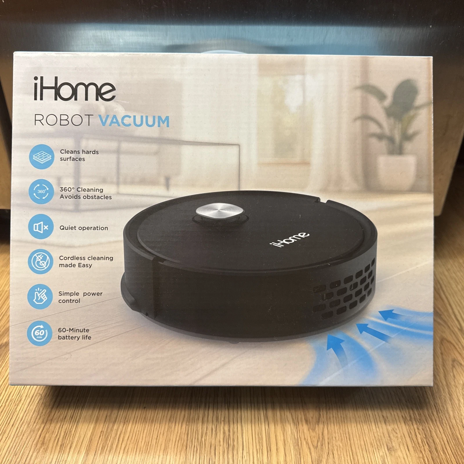 IHOME ROBOT VACUUM CLEANER UNOPENED NEW