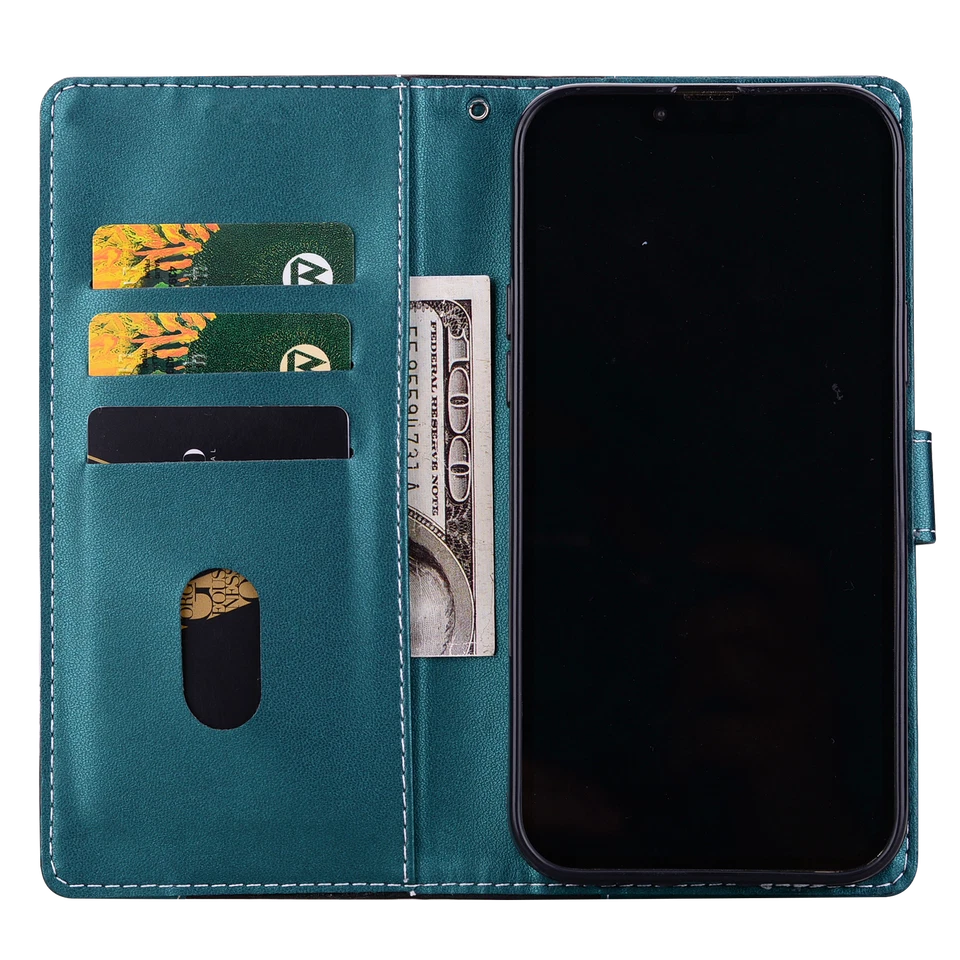 For Xiaomi Redmi Note 11 12 13 14 Pro Pro+ 11S Wallet Case Leather Phone Cover - Image 4 of 4