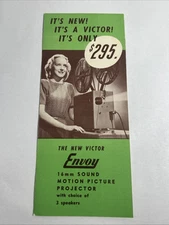 VICTOR PROJECTOR MOTION PICTURE “ ENVOY” 16mm Sound BROCHURE