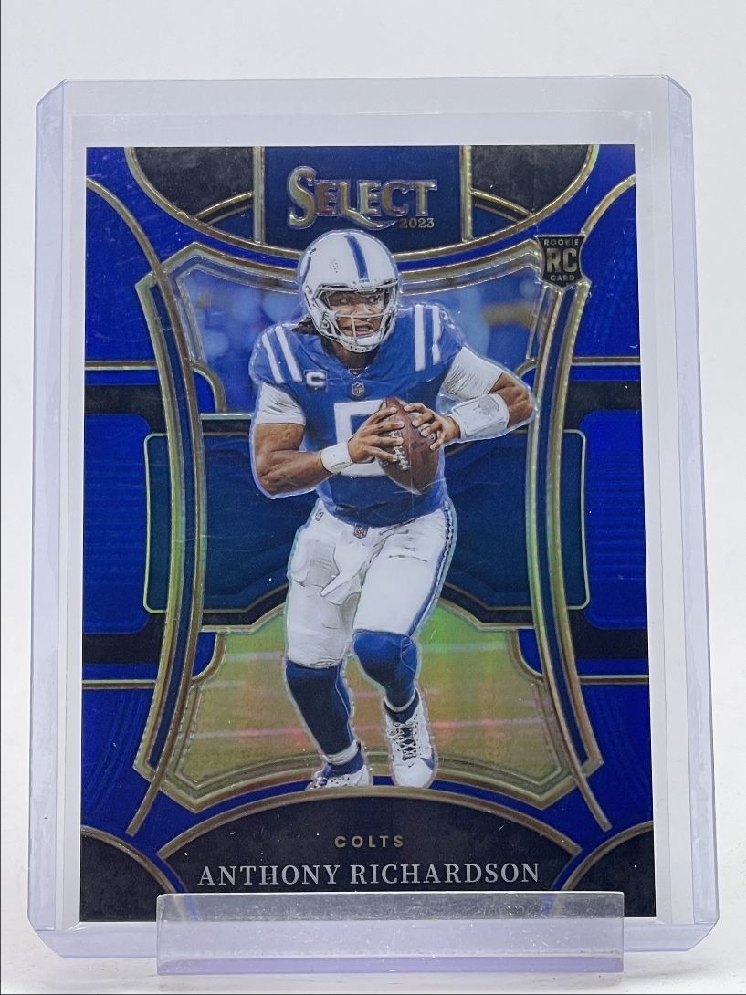 ANTHONY RICHARDSON 2023 SELECT SUITE LEVEL ROOKIE BLUE PRIZM RC /99 Q0234