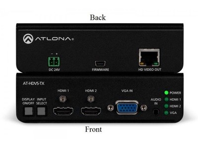 Atlona AT-HDVS-TX HDBaseT Transmitter Switcher HDMI/VGA 1080p PoCc