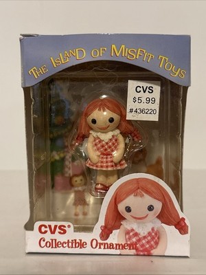 Vintage CVS Rudolph Island Of Misfit Toys  Misfit Doll  Ornament NIB 1999 Enesco